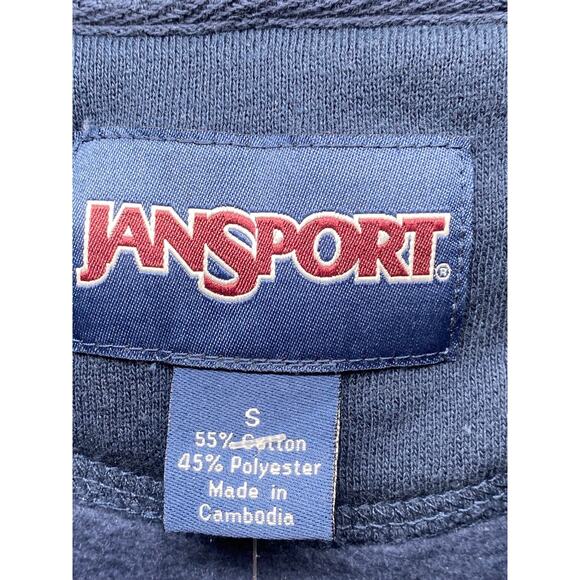 JANSPORT Women's Navy Middlebury College Classic Pullover Hoodie SZ S - Picture 7 of 9